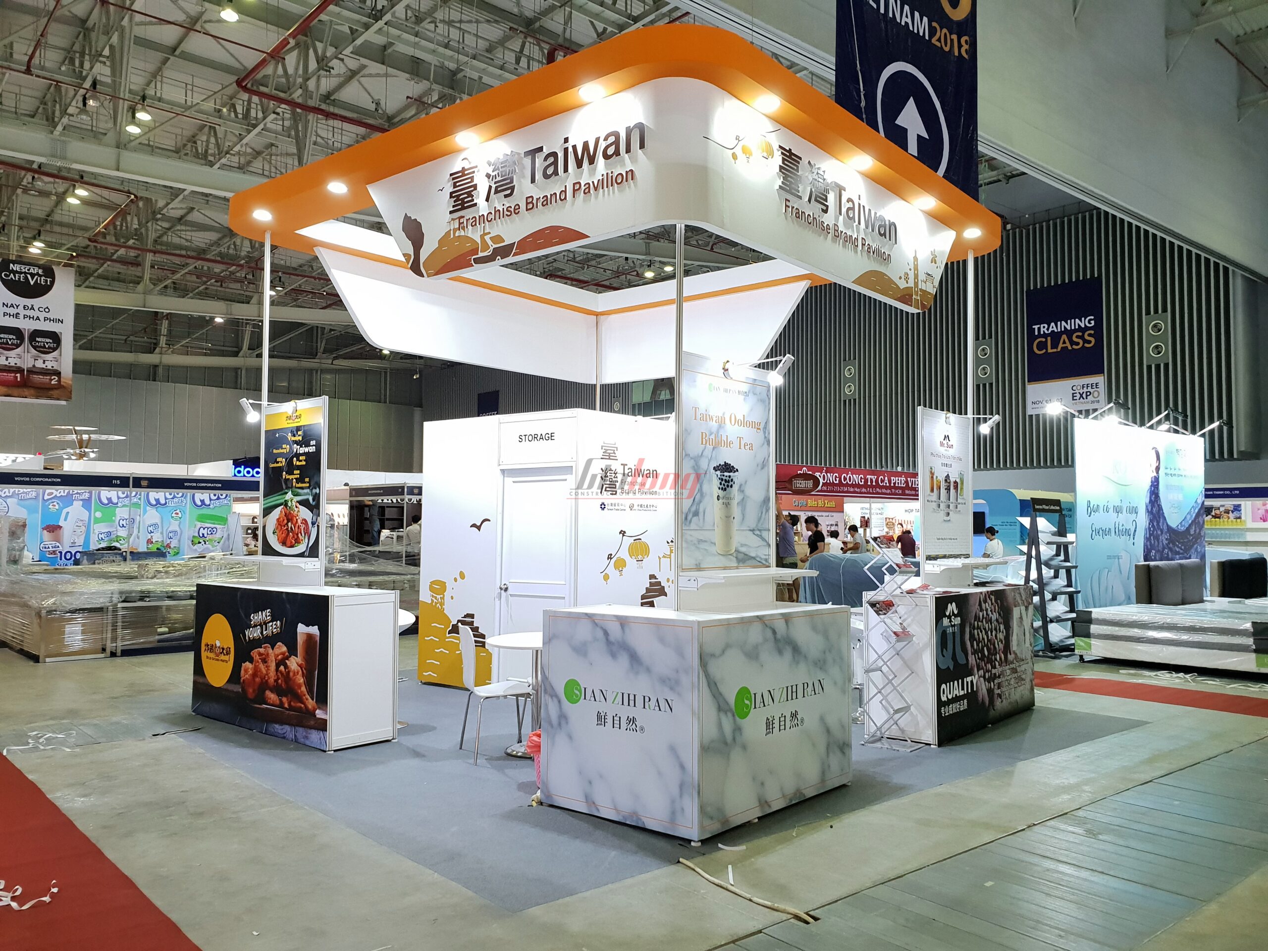 Thiết kế thi công gian hàng triển lãm - Rubber & Tyre Vietnam 2023 - Exhibition Booth Design Rubber & Tyre Vietnam