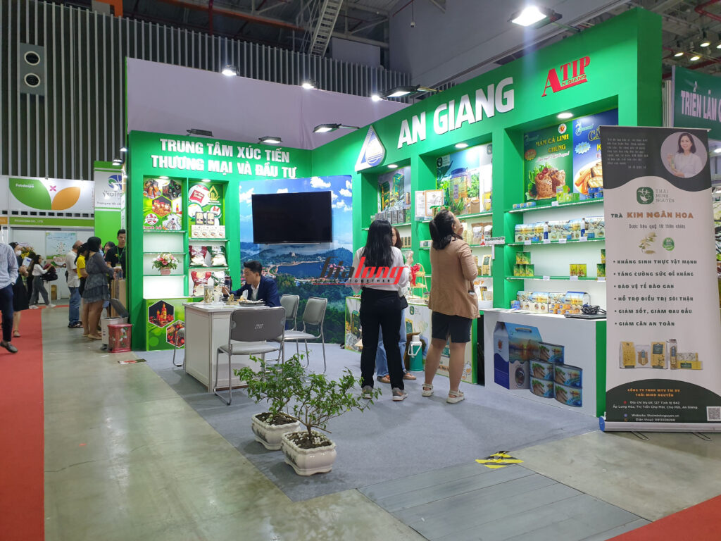 Gian hàng trưng bày tại triển lãm ngành thực phẩm - Food industry exhibition display booth