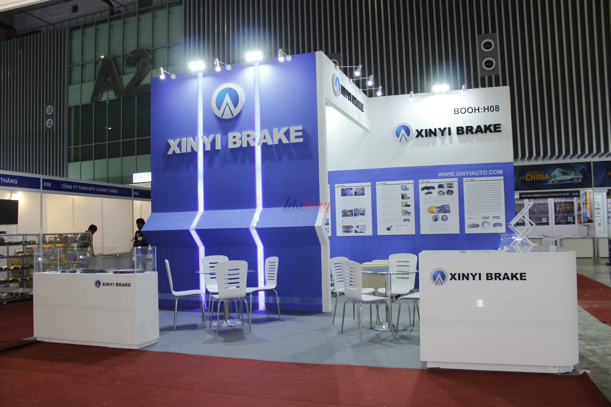 Gian hàng triển lãm của Xinyi Brake được thực hiện bởi Gia Long - Xinyi Brake's exhibition booth construction by Gia Long