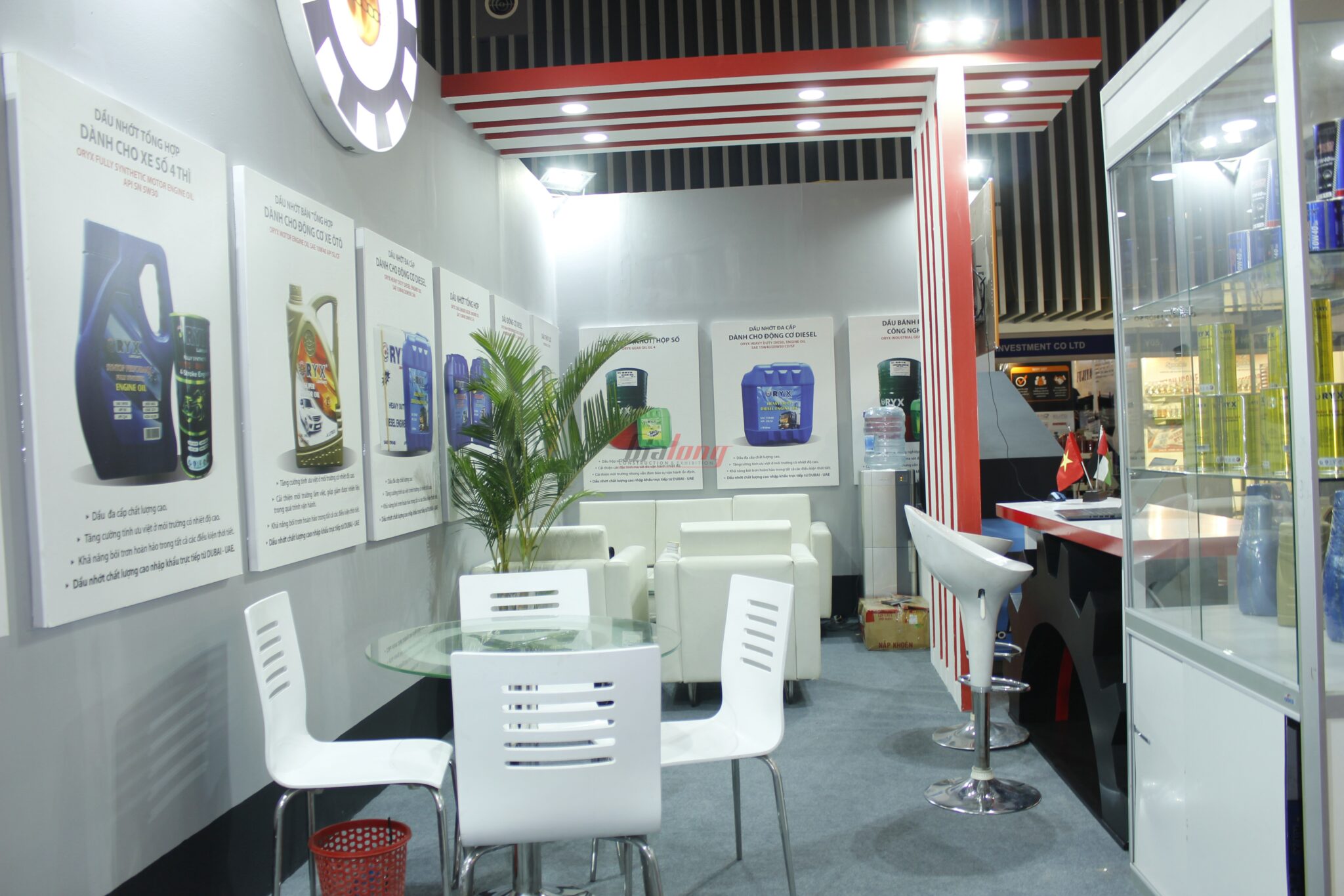 Gian hàng triển lãm của Oryx được thực hiện bởi Gia Long - Oryx's exhibition booth construction by Gia Long