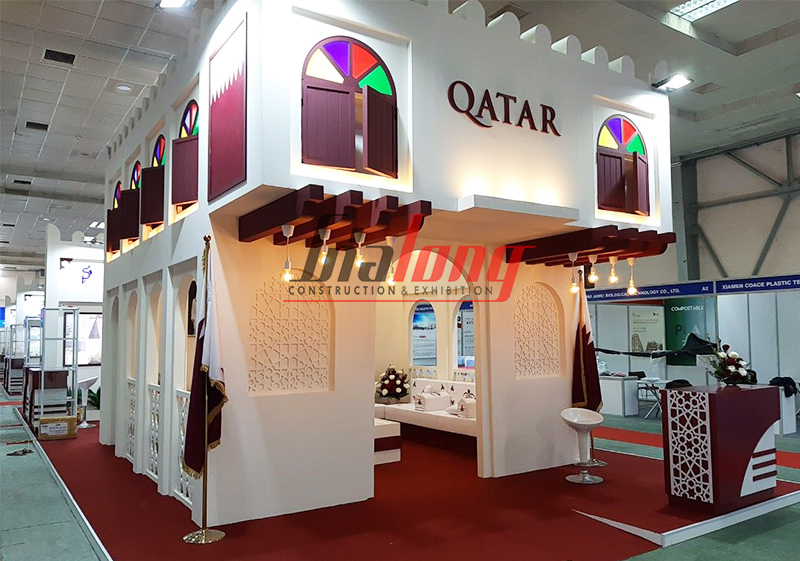 Qatar - Thiết kế thi công gian hàng triển lãm Plastic & Rubber - exhibition pavilion completed by Gia Long