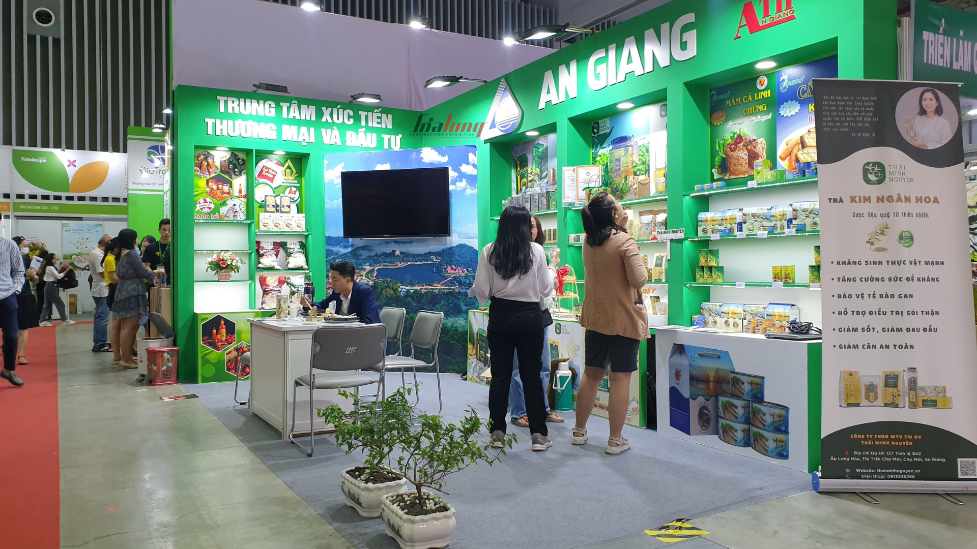 AN GIANG - The booth was constructed and designed by Gia Long