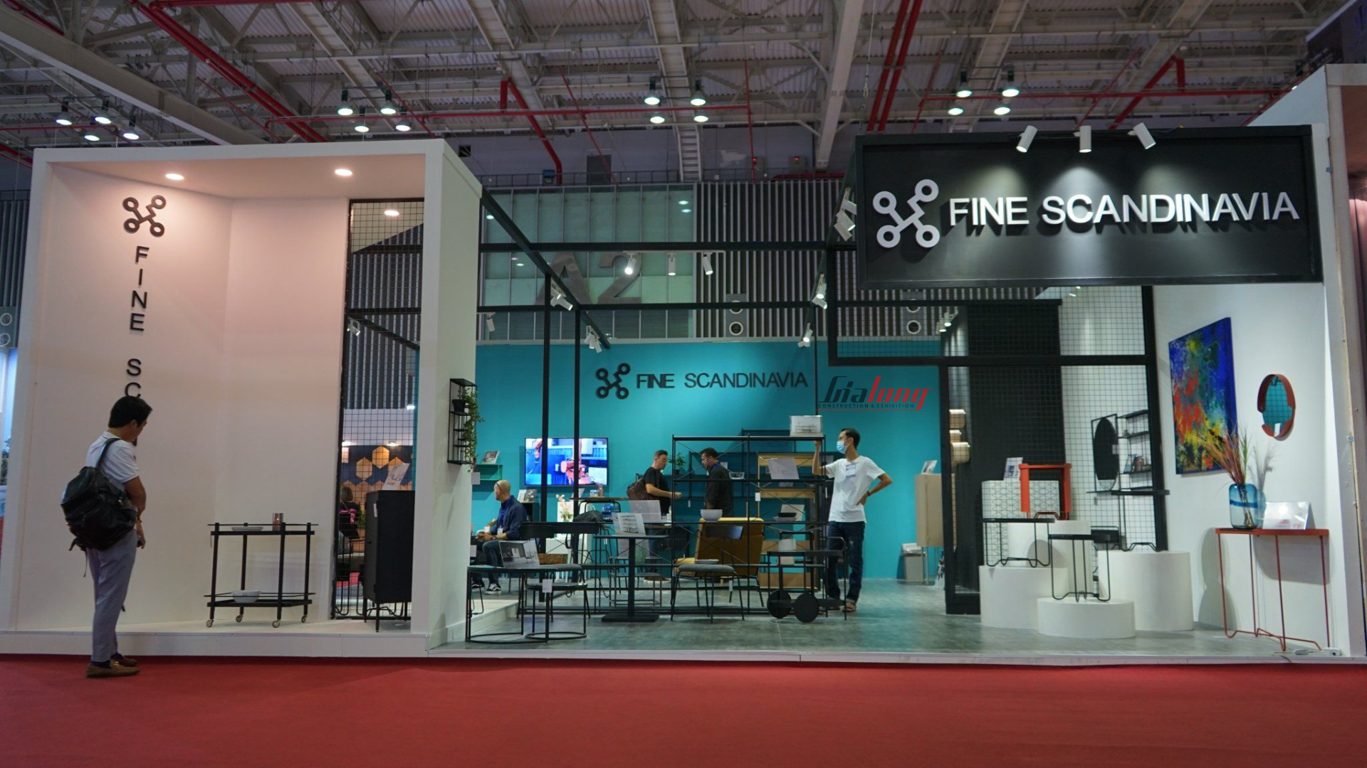 FINE SCANDINAVIA - Booth designed and constructed by Gia Long