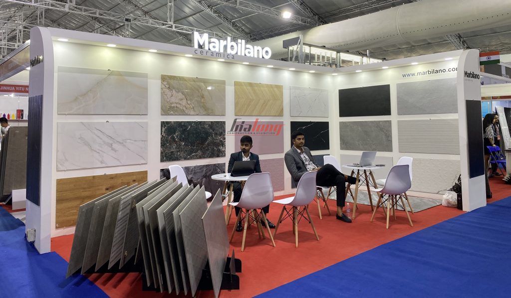 Marbilano - Thi công thiết kế gian hàng triển lãm Vietbuild HCM - Construction and design of Vietbuild HCM exhibition booth