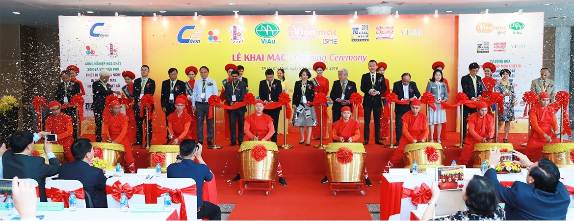 The opening ceremony of the ISME Vietnam Exhibition