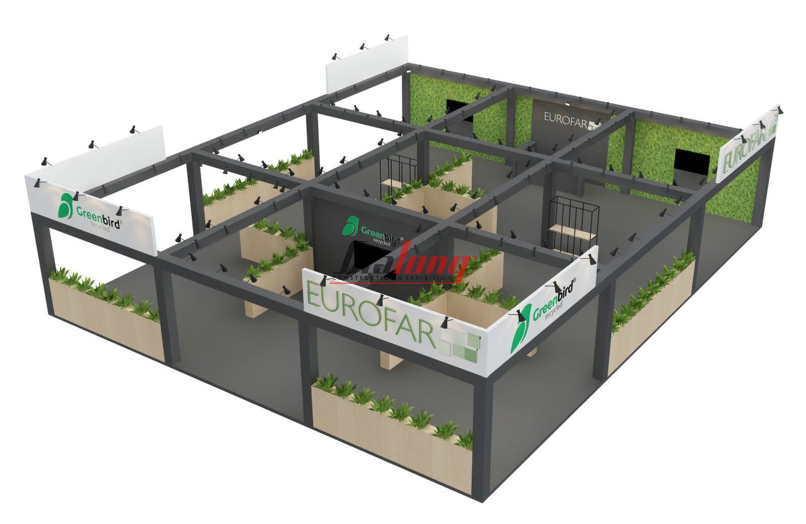 EUROFAR - Thiết kế thi công gian hàng - Design and construction of booth vifa expo