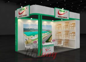 Thiên Bắc - Thiết kế thi công gian hàng - Design and construction of booth vifa expo