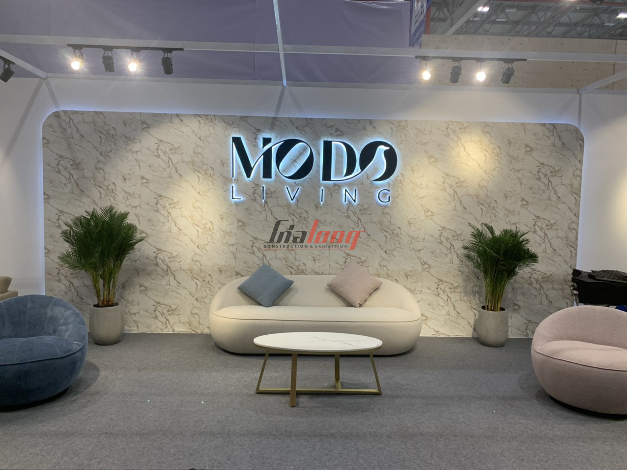 Modo Living - Thiết kế thi công gian hàng - Design and construction of booth vifa expo