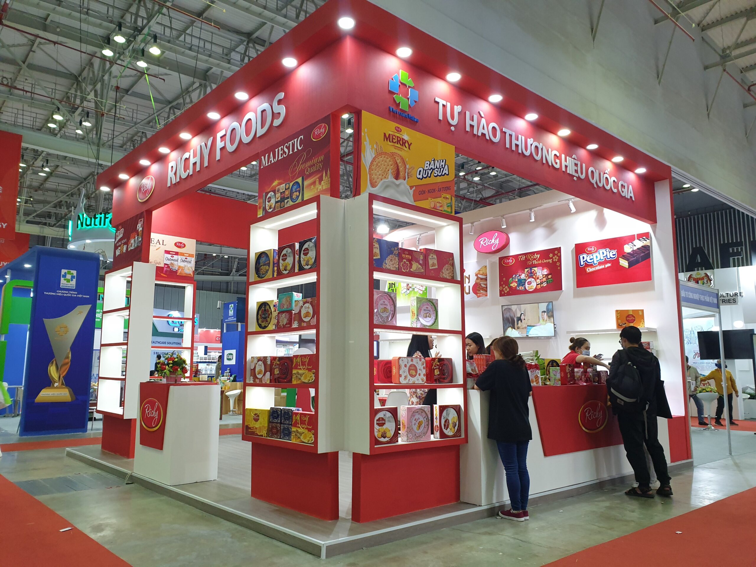 Food & Hotel Vietnam 2024 - Thi công gian hàng triển lãm Food & Hotel Vietnam