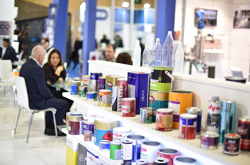 The displayed products at Vina Coatings