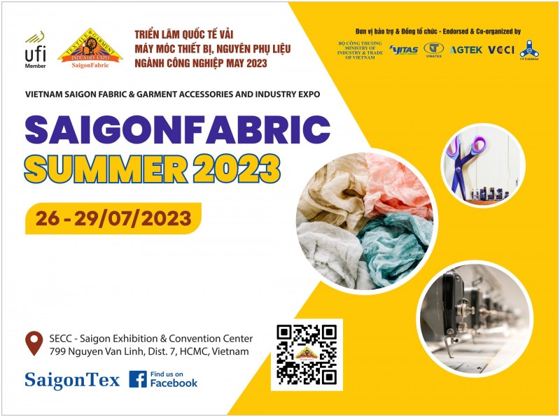 SaigonFabric 2024 - Thiết kế gian hàng triển lãm Dệt May Việt Nam