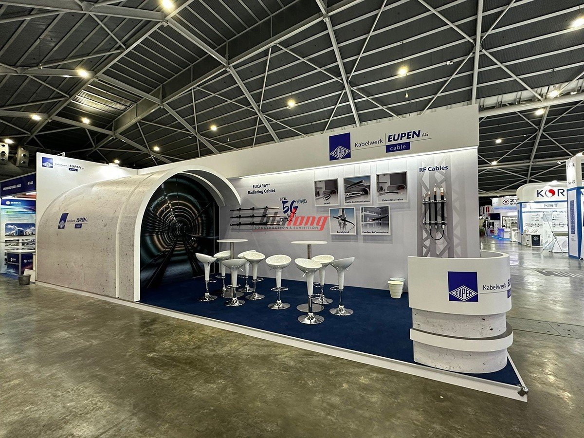 Booth construction and design were completed by Gia Long