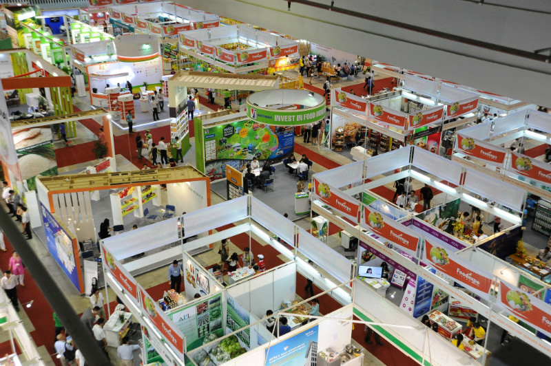 A large number of professional businesses exhibit from countries around the world