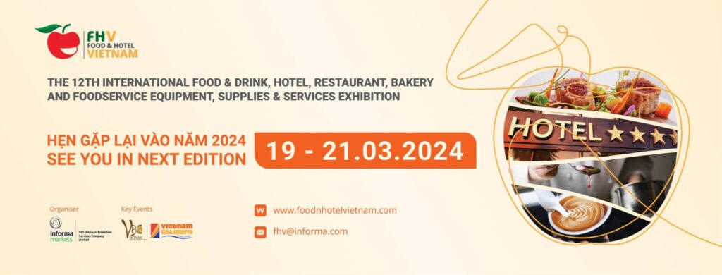 Food & Hotel Vietnam 2024 - Booth construction Food & Hotel Vietnam
