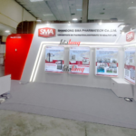 SMA - Gian hàng được thi công hoàn thiện bởi Gia Long 2023 - The booth was completed by Gia Long in 2023