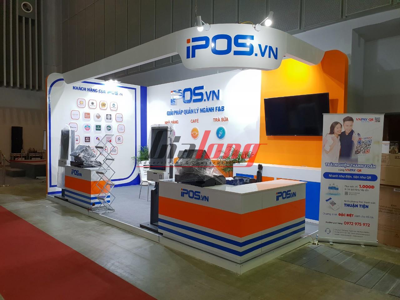The booth displayed at the trade fair exhibition - Vietnam Int'l Tea Show