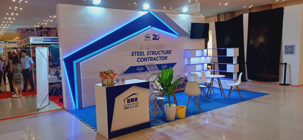 Booth at the Cambuild exhibition