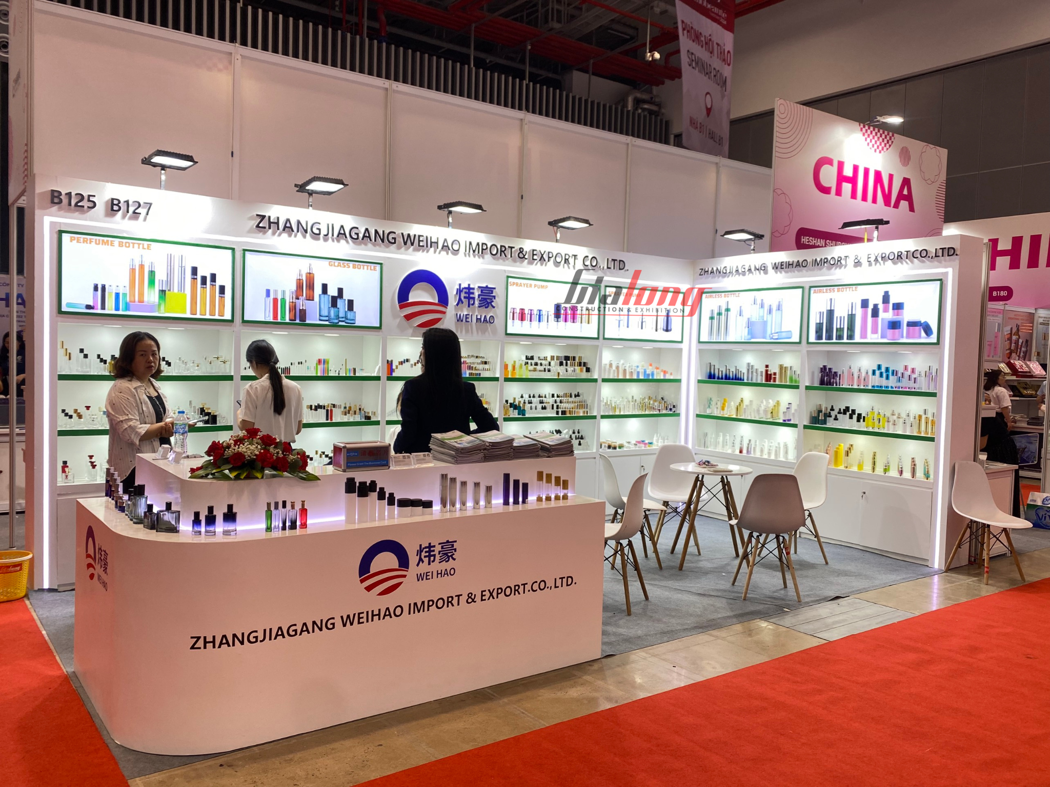 Gian hàng trưng bày tại triển lãm